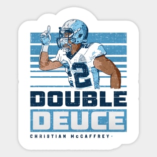 Christian McCaffrey Carolina Deuce Sticker